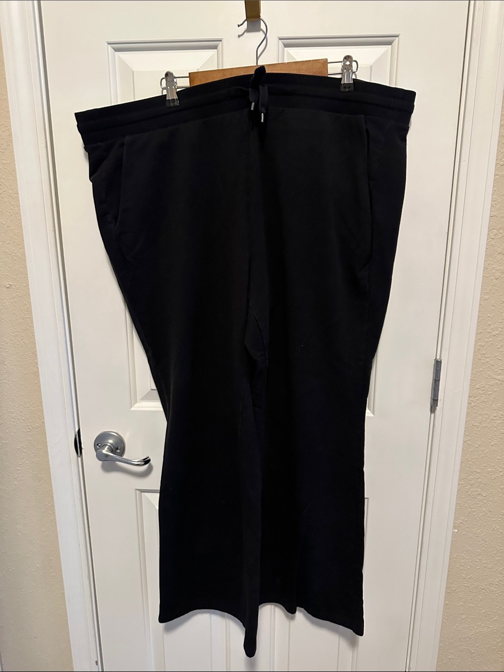 torrid Black Pull-On Tie Sweat Pants